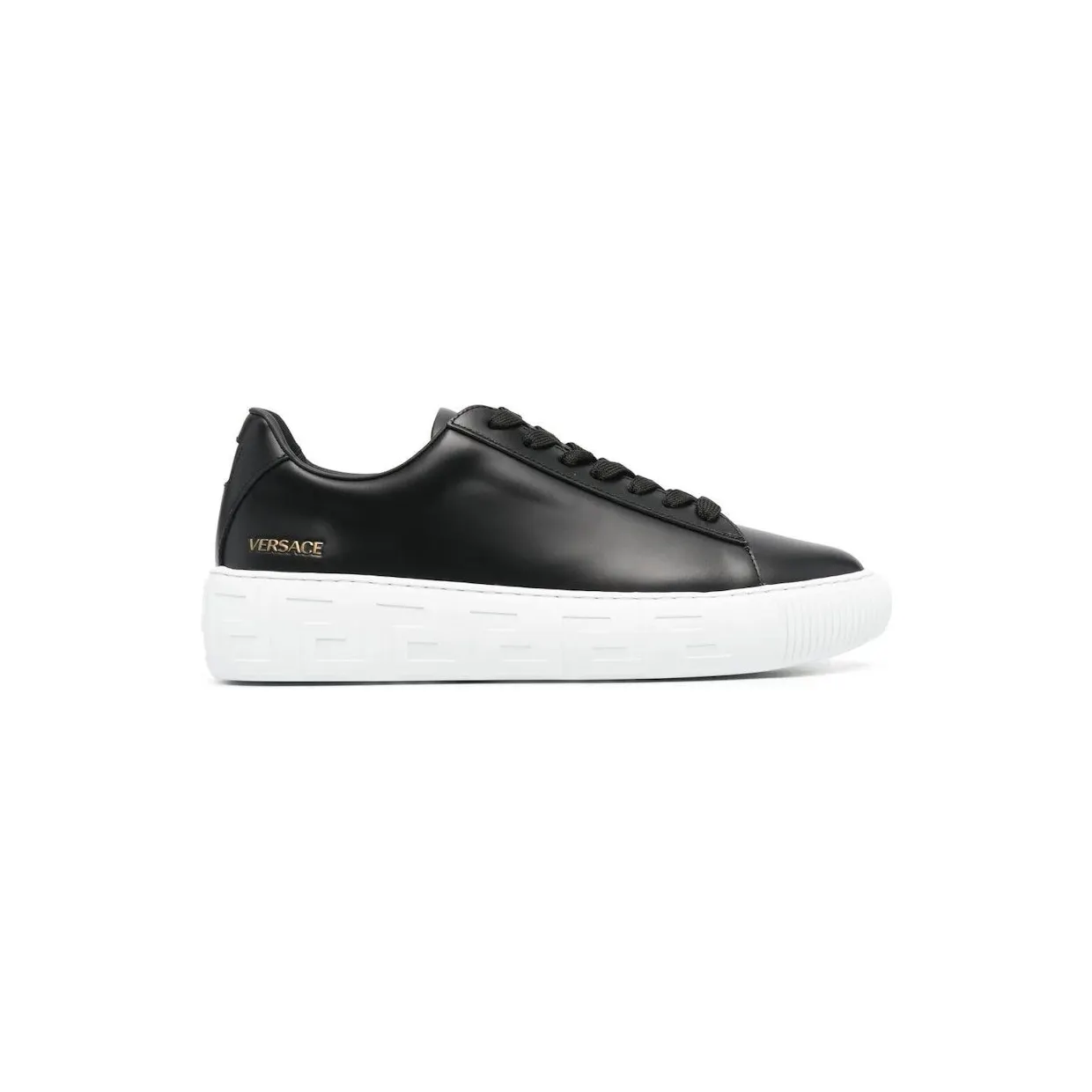 Versace Greca Lace-up Sneakers Black White (DSU8404-DV50G _D41)