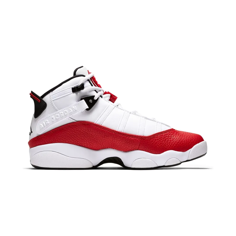 Jordan 6 Rings White University Red White/University Red-Black (322992-120)