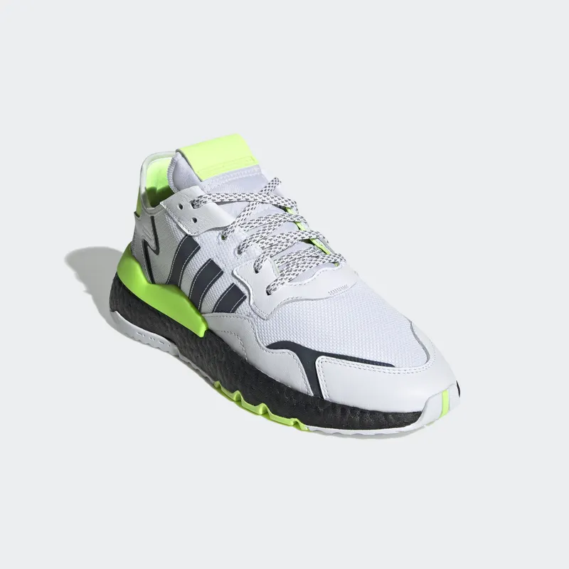 adidas Nite Jogger Cloud White Signal Green Cloud White/Core Black/Signal Green (EG6749)