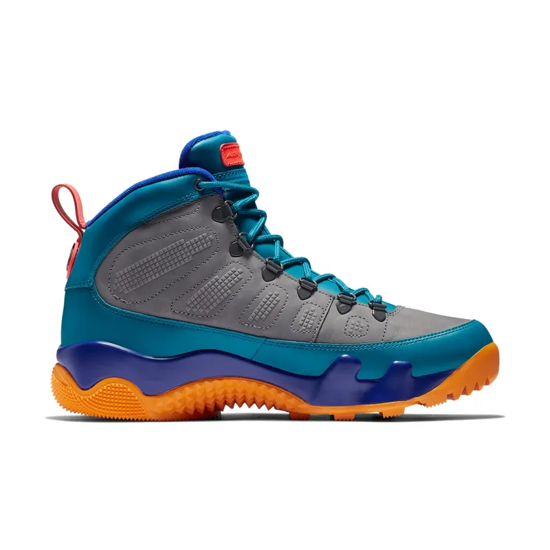Jordan 9 Retro Boot Green Abyss Green Abyss/Dark Grey-Concord-Bright Crimson (AR4491-300)