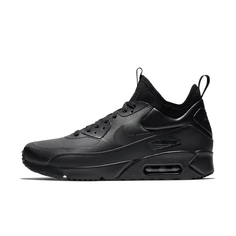 Nike Air Max 90 Ultra Mid Winter Black Black/Anthracite-Black (924458-004)