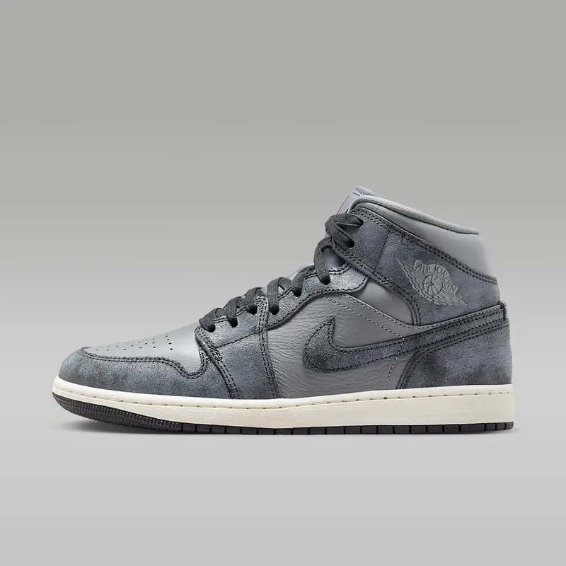 AIR Jordan 1 MID “DISTRESSED SMOKE GREY” (FJ3448-001)