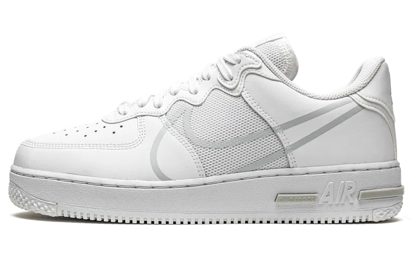 Nike Air Force 1 React White – “White / Pure Platinum” (CT1020-101)