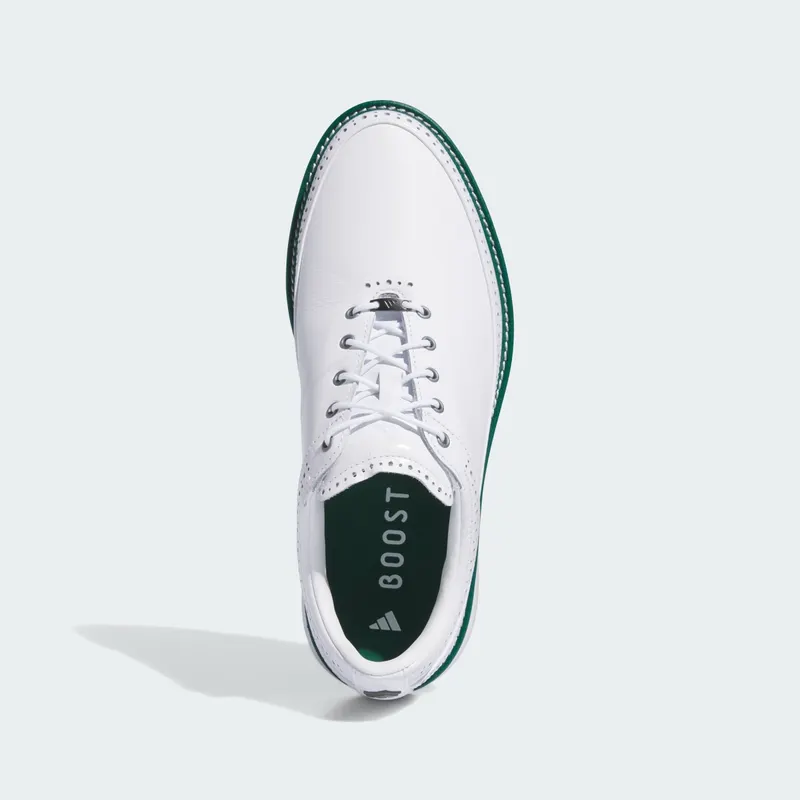 adidas MC80 Spikeless Golf Cloud White Silver Metallic Collegiate Green (IE3526)