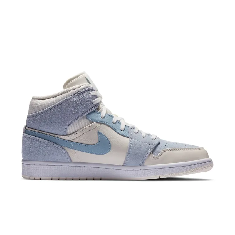 Jordan 1 Mid Mixed Textures Blue Sail/Blue (DA4666-100)