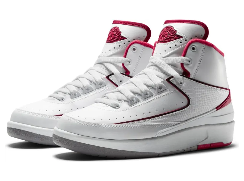 Jordan 2 Retro White Red 2014 (GS)