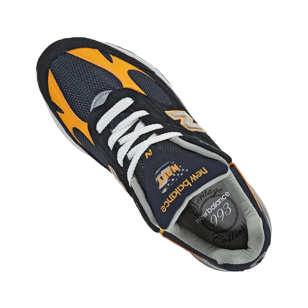 New Balance 993 MiUSA Navy Yellow (MR993NAV)