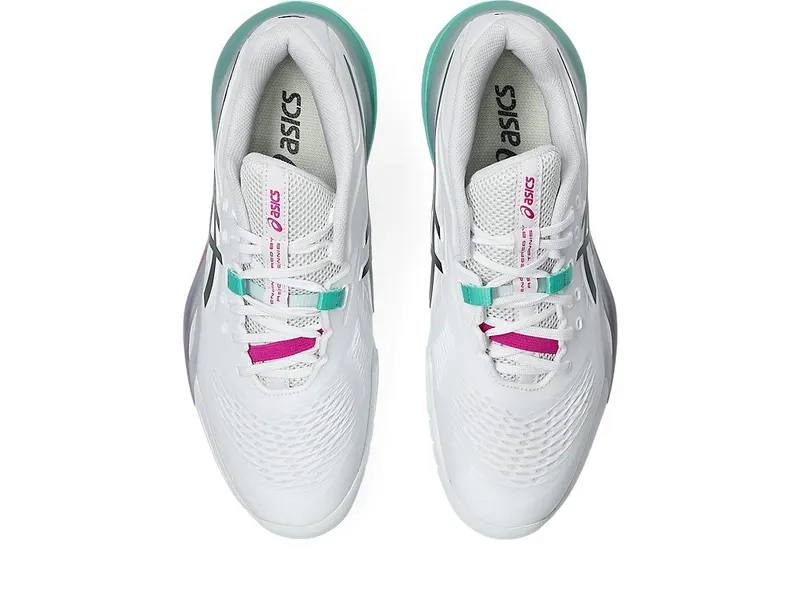 ASICS GEL-RESOLUTION X “White / Aurora Green” (1041A481-103)