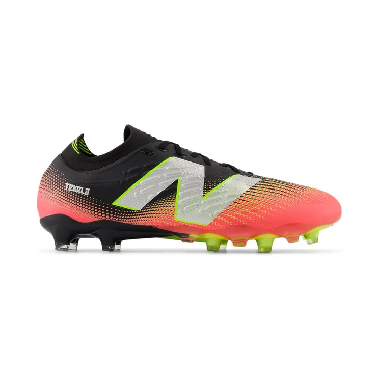 New Balance Tekela Pro Low Laced FG v4 Black Neo Flame Clementine (ST1FLI45)