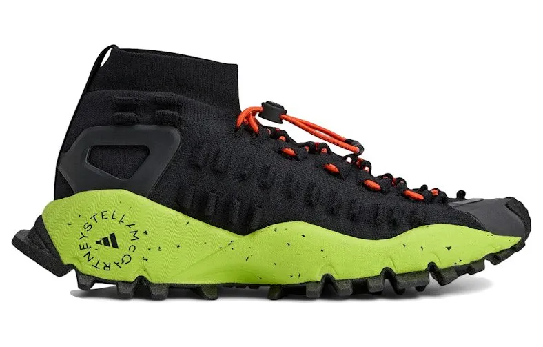 adidas Seeulater by Stella McCartney Core Black Solar Green Active Orange (JH8944)