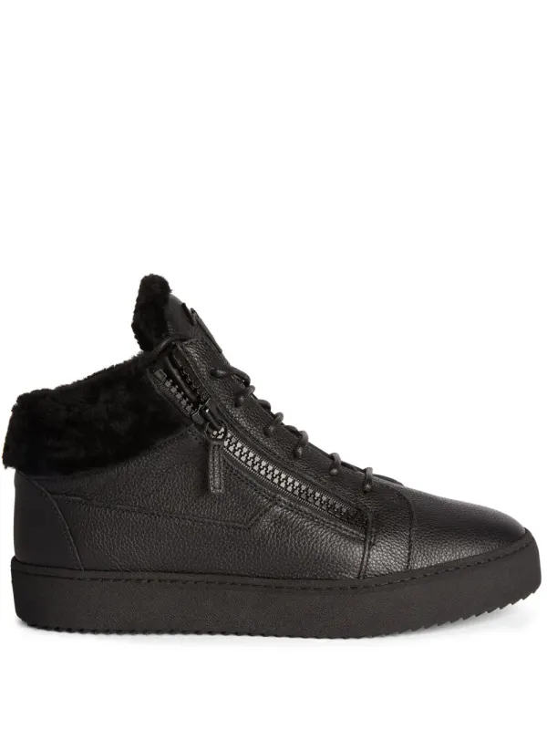 Giuseppe Zanotti Kriss Winter mid-top sneakers – Black (RU20003001)