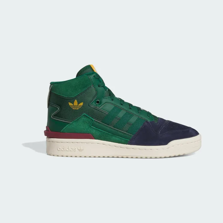 adidas Forum Exhibit Mid Shadow Navy / Team Dark Green / Team Coll Burgundy 2 (FZ6278)