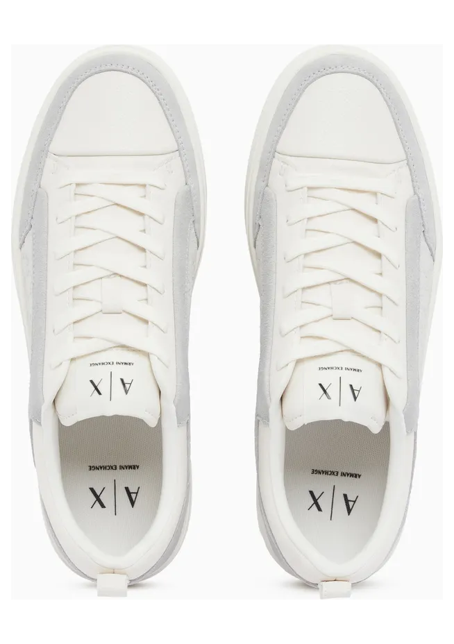 Armani Suede With All-Over Logo And Rubber Sole (XM003388-AF27475-U0003) (3)