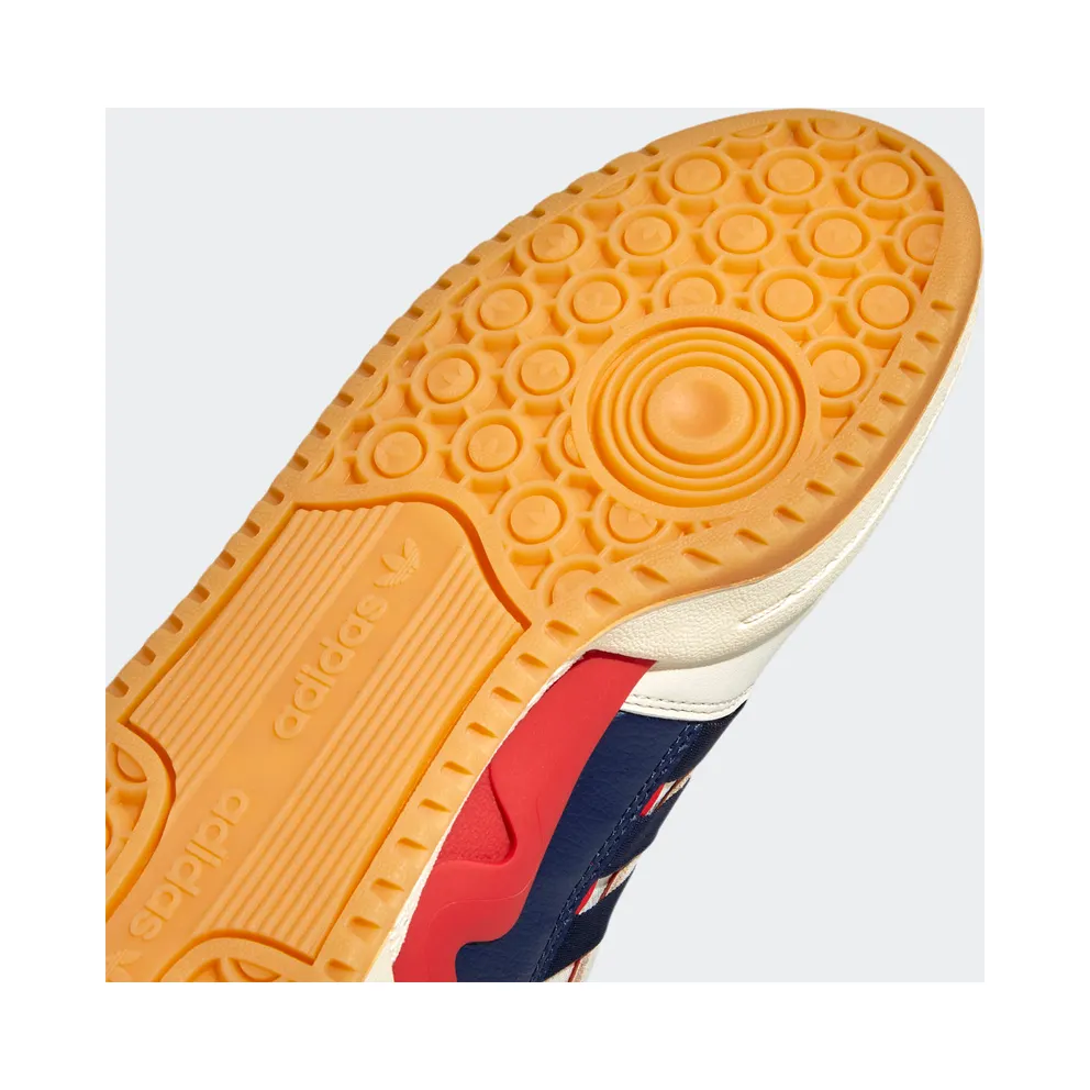 Adidas Forum Exhibit Mid Off White / Collegiate Navy / Scarlet (HQ1482)
