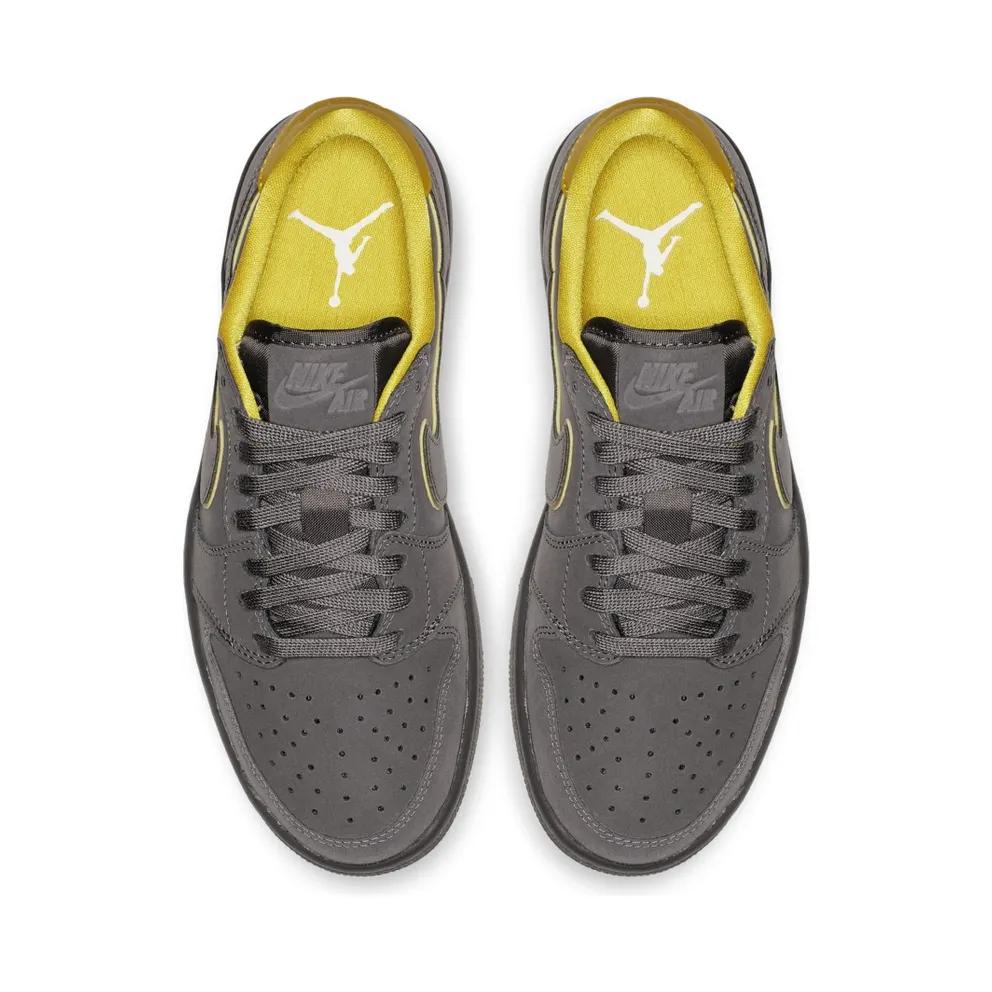 Jordan 1 Retro Low Thunder Grey (W) Thunder Grey/Bright Citron-White (AQ0828-017)