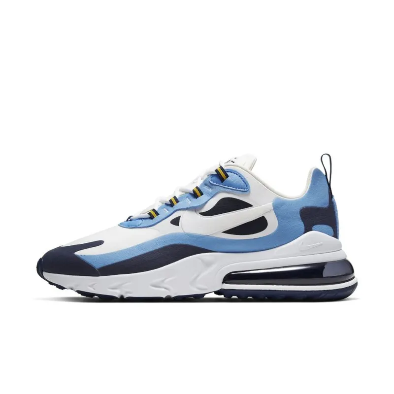 Nike Air Max 270 React UNC White/Obsidian-University Blue (CT1264-104)