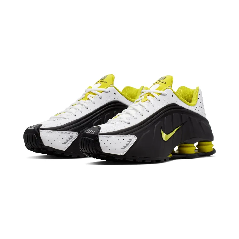 Nike Shox R4 Black / Dynamic Yellow / White (104265-048)