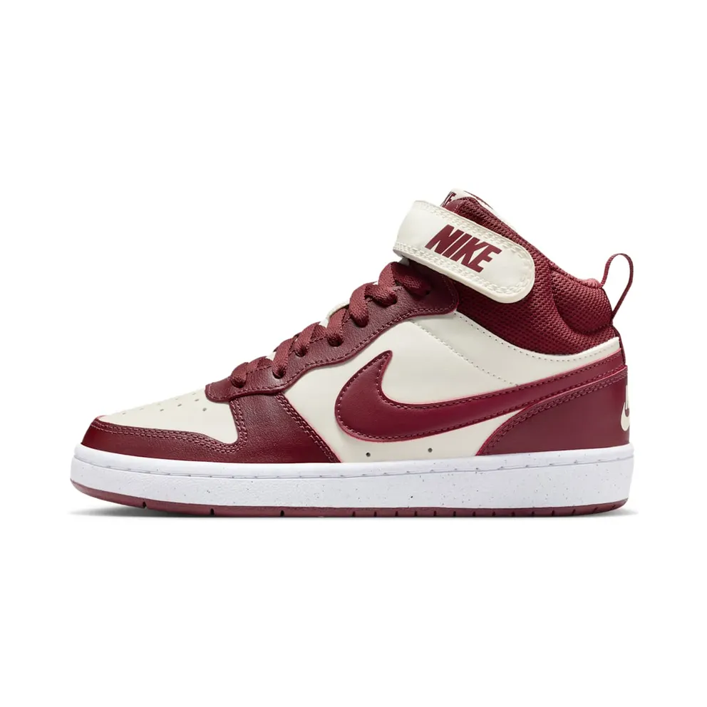 Nike Court Borough Mid 2 Soft Pearl Dark Team Red (CD7782-013)