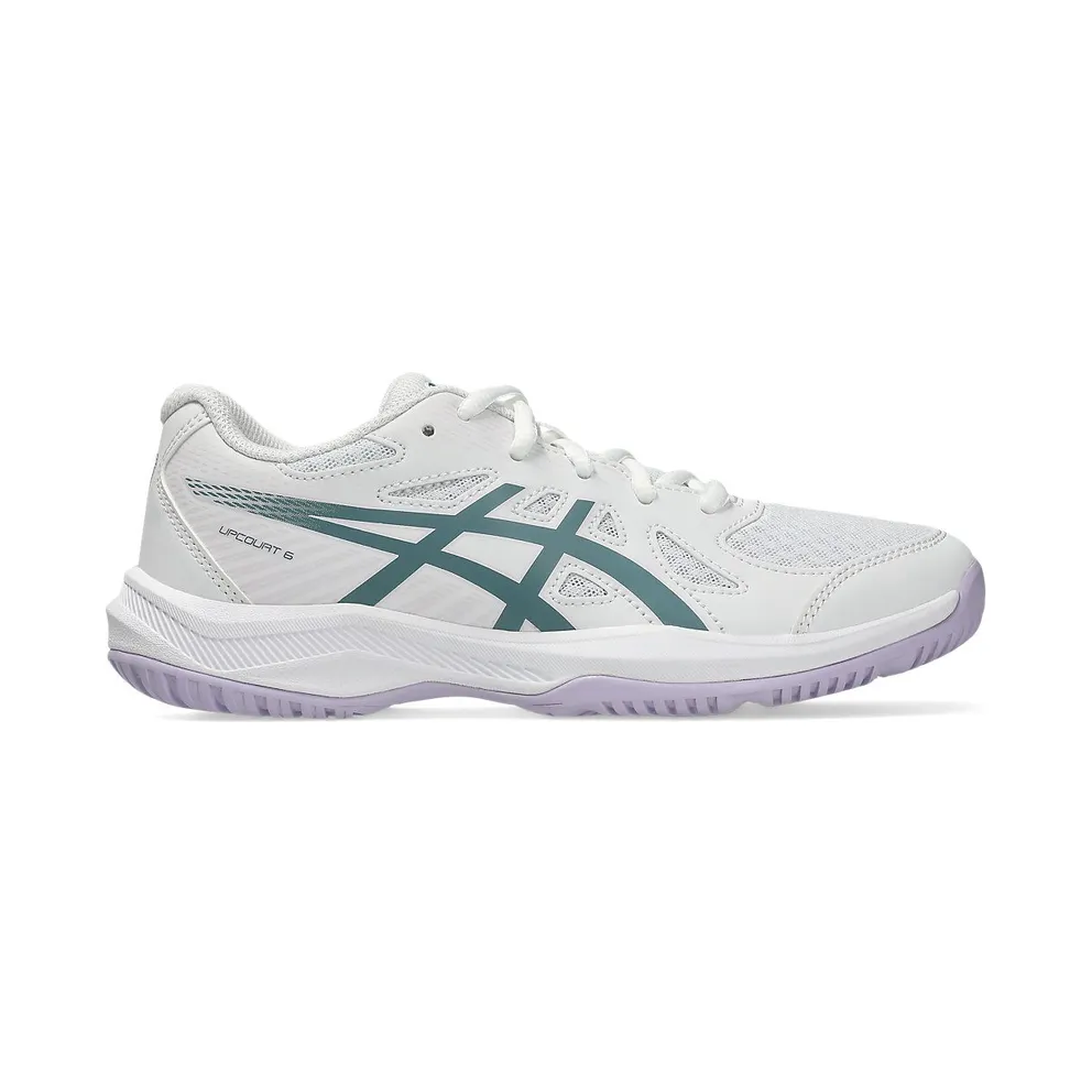 ASICS UPCOURT 6 GS “White / Foggy Teal” (1074A045-102)