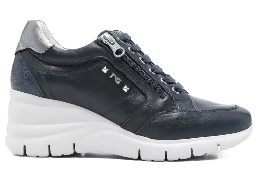 NERO GIARDINI Sneakers mit Reißverschluss – Blau (E615221D)