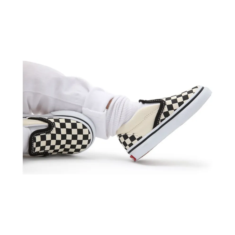 Vans Classic Slip-On Checkerboard (TD) Black/White (VN000EX8BWW)