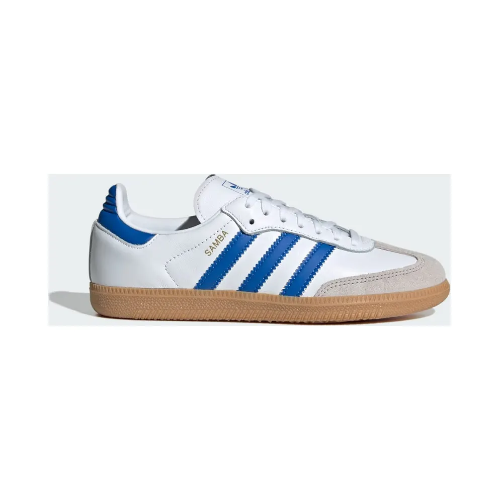 Adidas Samba OG Cloud White / Blue / Gum (JP5482)