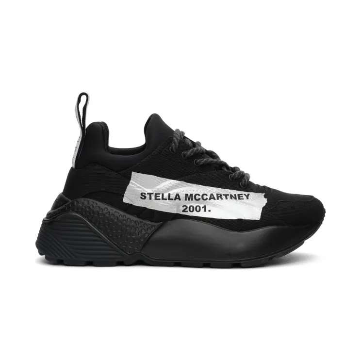 Stella McCartney Black Canvas Eclypse Sneakers (800257N0169)