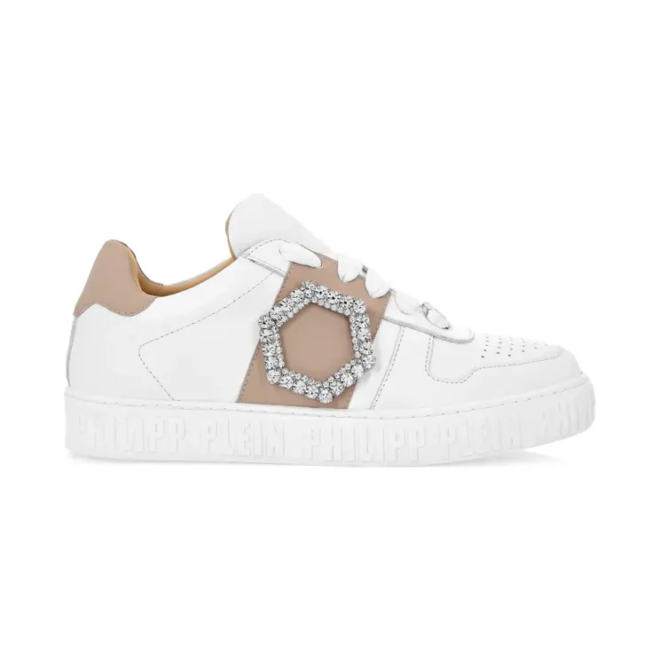 Philipp Plein verfraaid met zeshoekige zool “White” (PACSWSC2691PLE075NSS23)