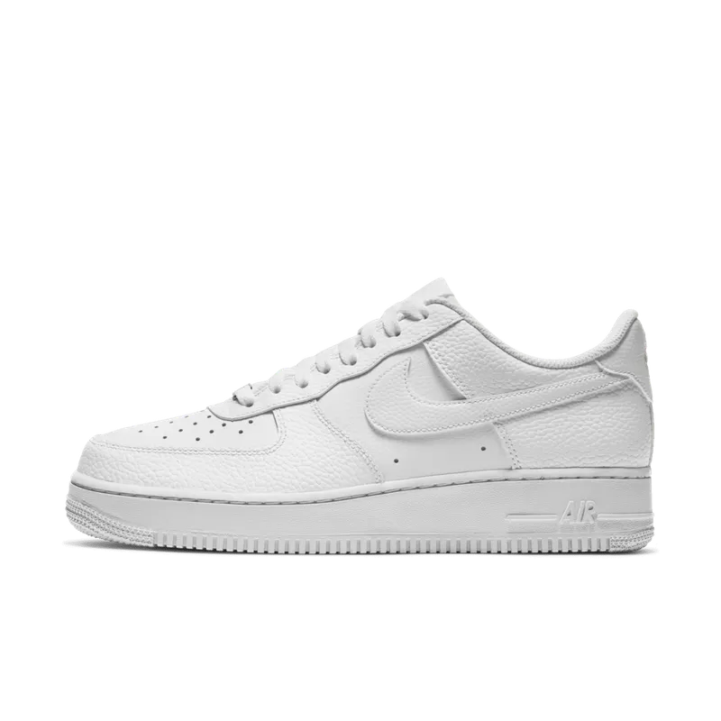Nike Air Force 1 Low Triple White Tumbled Leather (CZ0326-101)