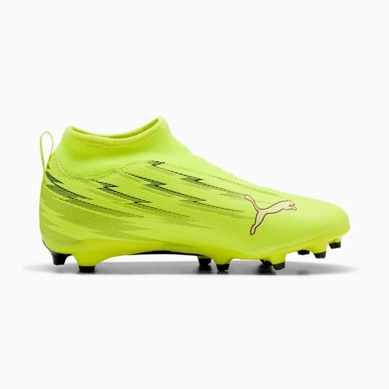 Puma Ultra 6 Match+ LL FG/AG Jr Yellow Alert Black Glowing Red Lime Squeeze (108691-01)