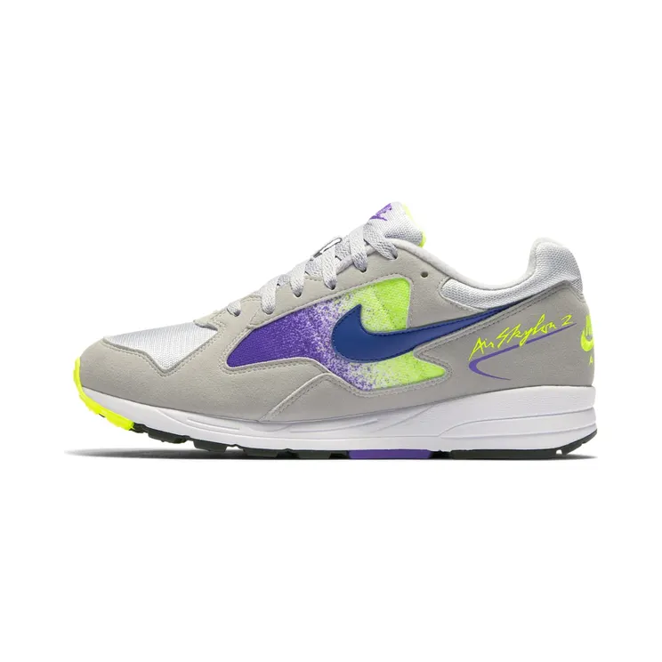 Nike Air Skylon 2 “Wolf Grey / Volt / Hyper Grape / Deep Royal Blue” (AO1551-003)