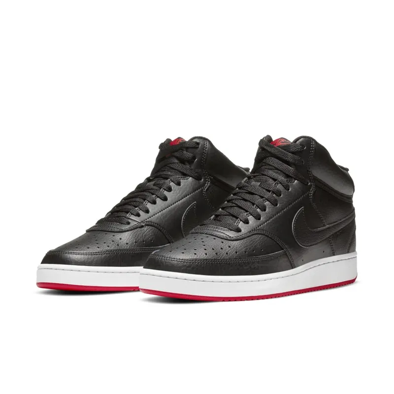 Nike Court Vision Mid Black University Red Black/University Red/Black (CD5466-005)
