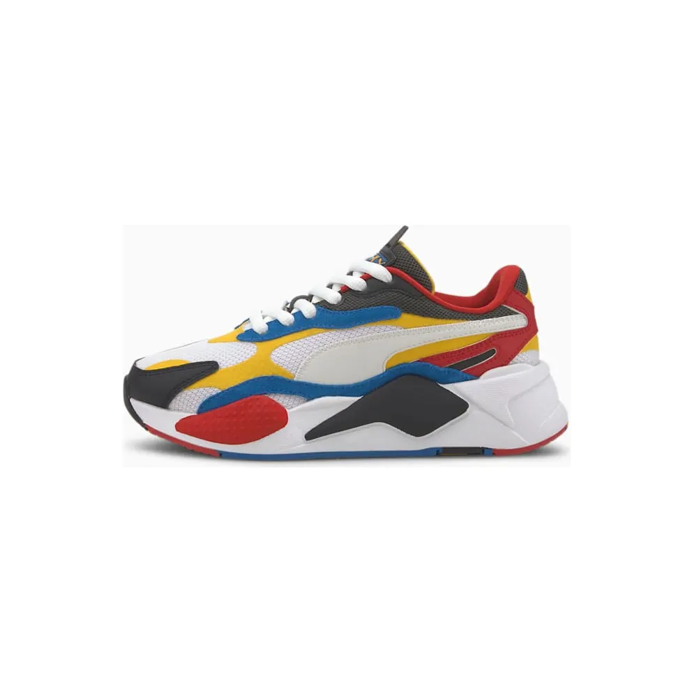 Puma RS-X 3 Puzzle White Yellow Black (GS) Puma White/Spectra Yellow-Puma Black (372357-04)