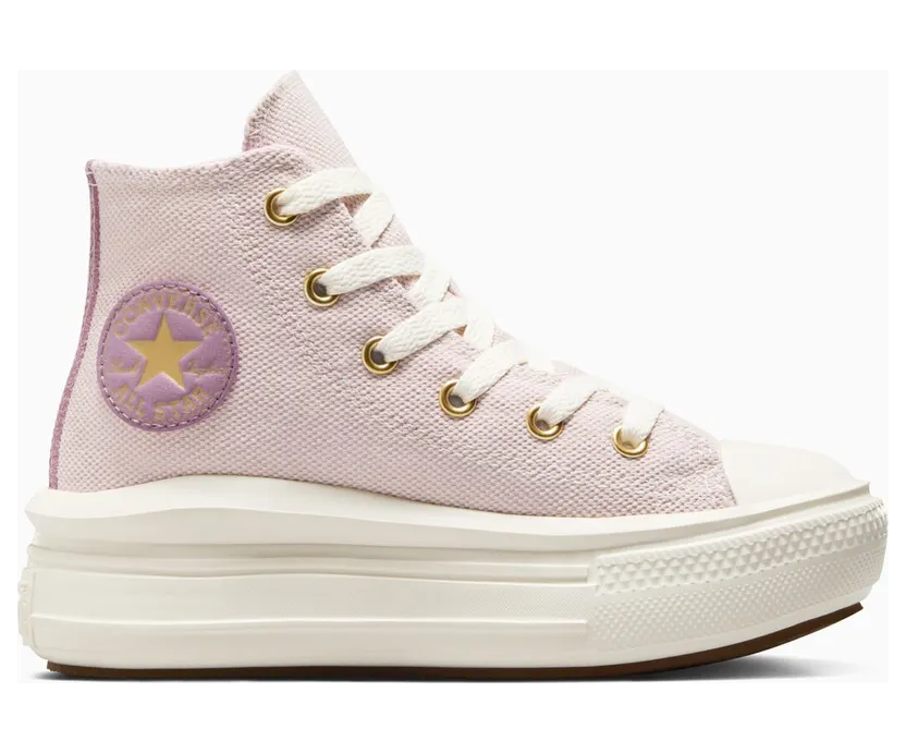 Converse Chuck Taylor All Star Move Platform Gold Luxe Orchid Dust/Egret/Gold (A12618C)