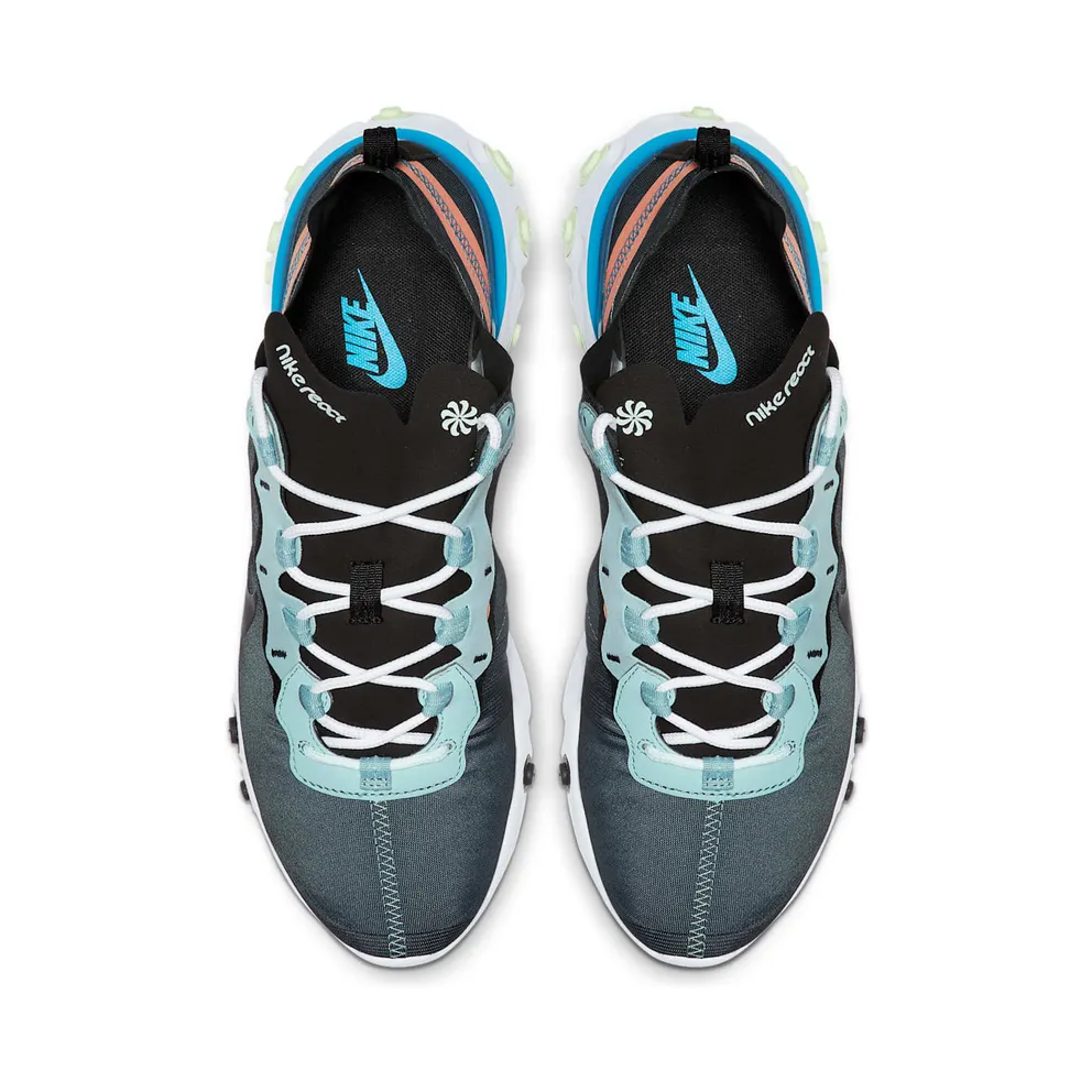 Nike React Element 55 Ocean Cube Ocean Cube/Black-Pink Quartz-Blue Hero-Cedar-White (BQ6166-300)