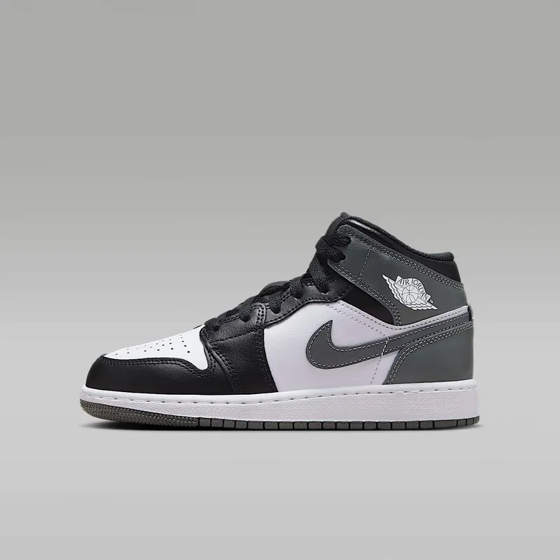 Air Jordan 1 Mid “Black/ Iron Grey/ White” (DQ8423-001)
