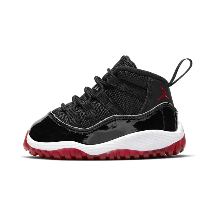 Air Jordan 11 Retro TD Bred “Black / White / True Red” (378040-061)