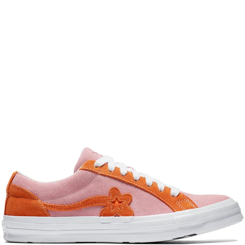 Converse One Star Ox Tyler the Creator Golf Le Fleur Pink Orange Candy Pink/Orange Peel-White (162125C)