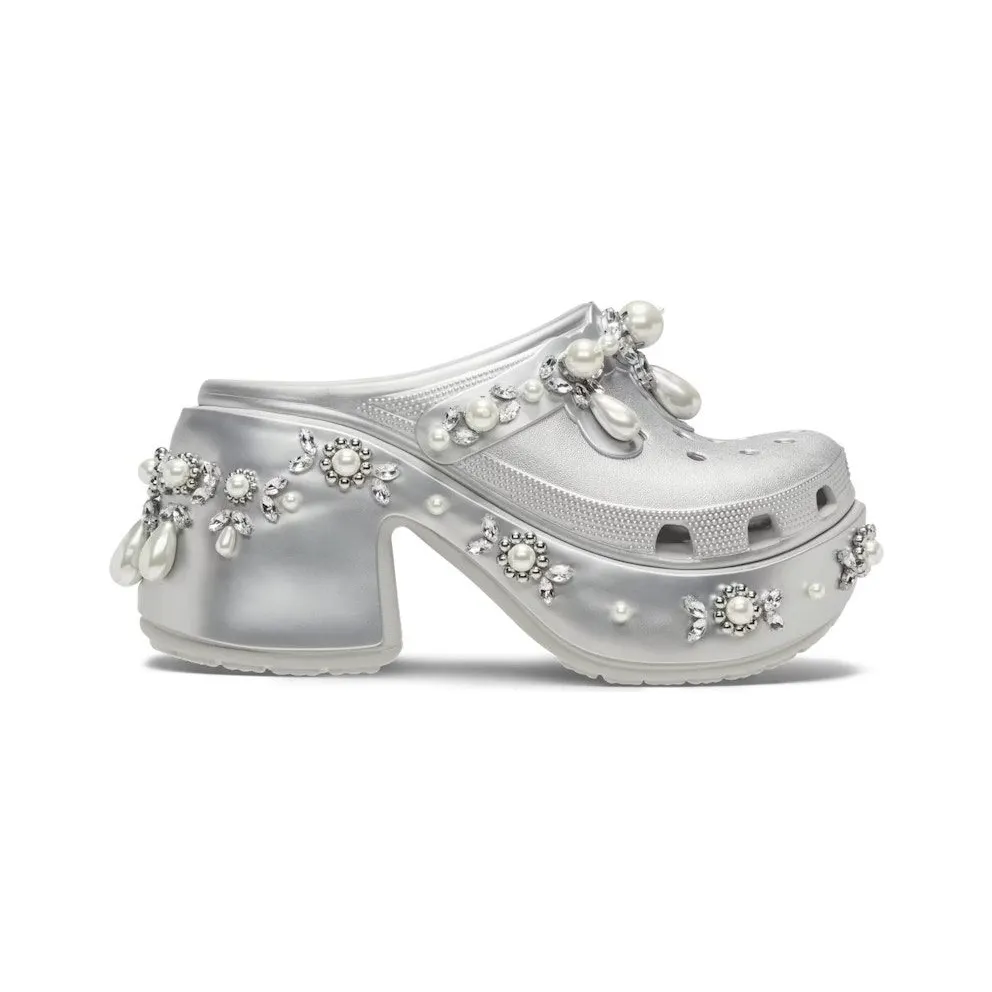 Crocs Siren Clog Simone Rocha Spiked Silver (210646-041)