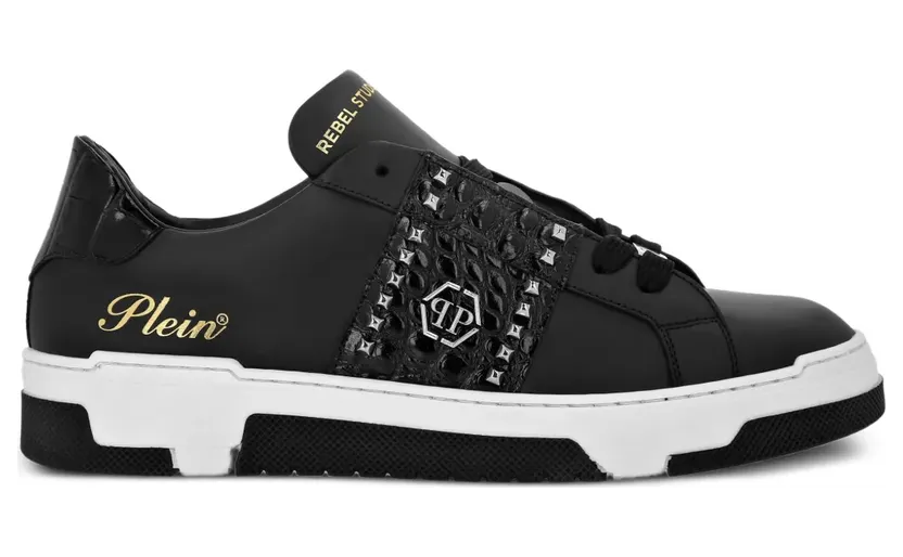 Philipp Plein Sneakers mit Nietenverzierung – Schwarz (FAESUSC0810PLE075N)