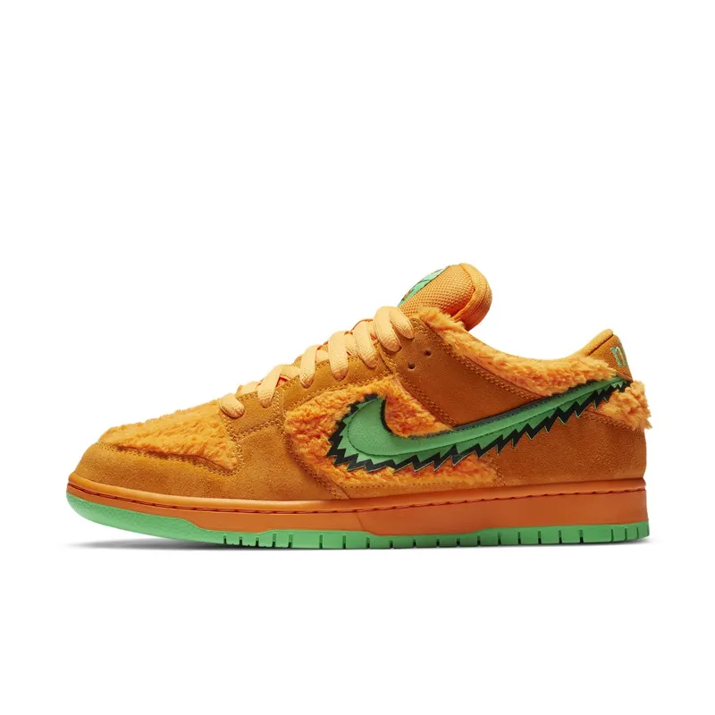 Nike SB Dunk Low Grateful Dead Bears Orange Bright Ceramic/Green Spark (CJ5378-800)