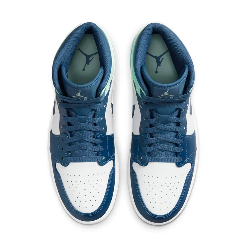 Jordan 1 Mid Blue Mint (GS) (554724-413)