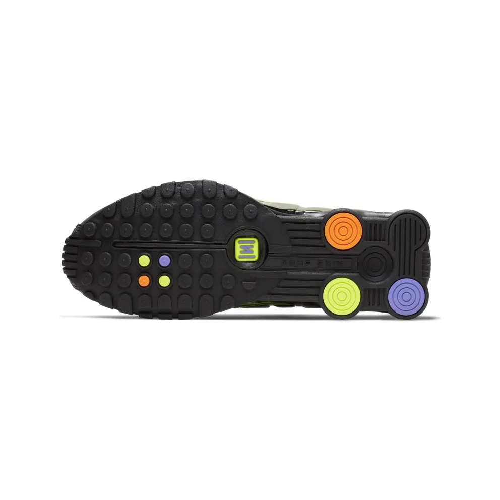 Nike Shox R4 Gel Black Neon Black/Volt-Orange (CI1955-074)