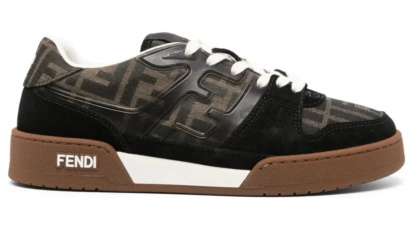 FENDI Sneakers mit Zucca-Monogramm – Schwarz (8E8470AQ6I)
