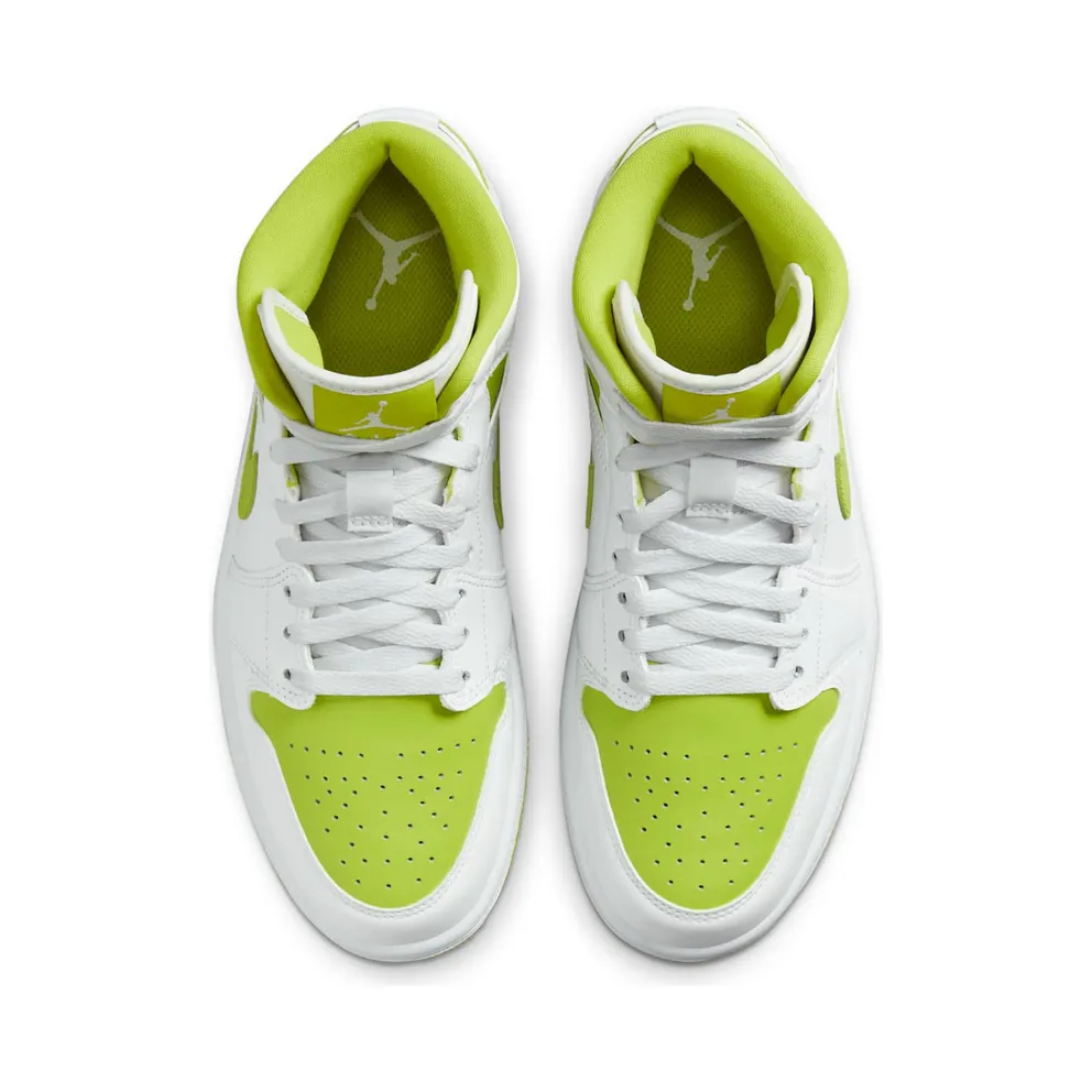 Jordan 1 Mid White Lime (W) (BQ6472-131)