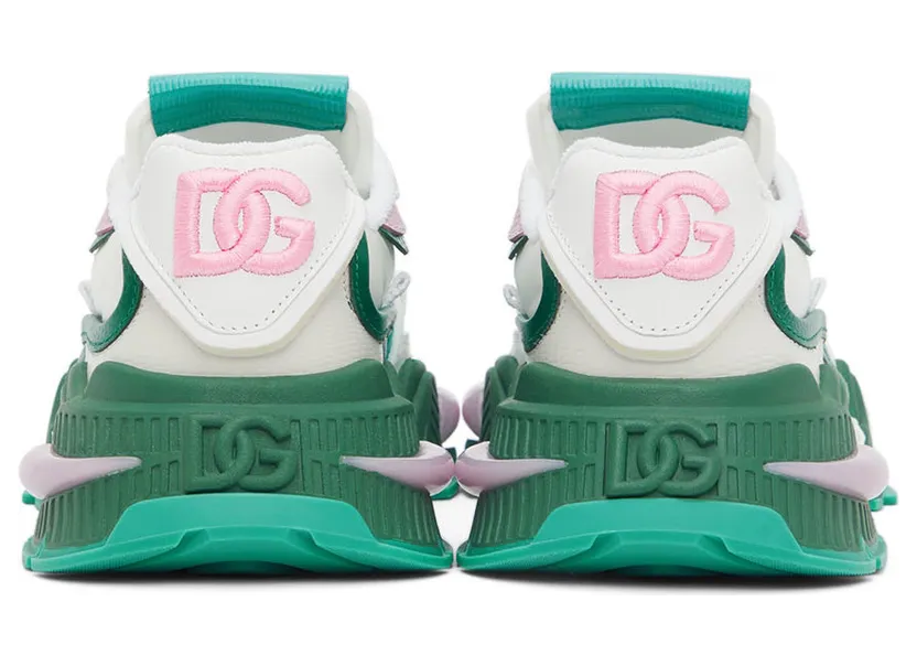 Dolce & Gabbana Green & White Airmaster Sneakers (CK1984 AY755) (2)