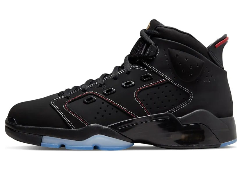Jordan 6-17-23 Black White Red Contrast Stitching (DC7330-003)