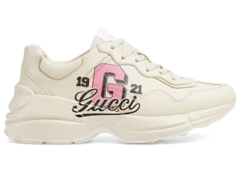 Gucci Rhyton Sneaker 1921 Ivory Pink (817482 UPG00 9522)