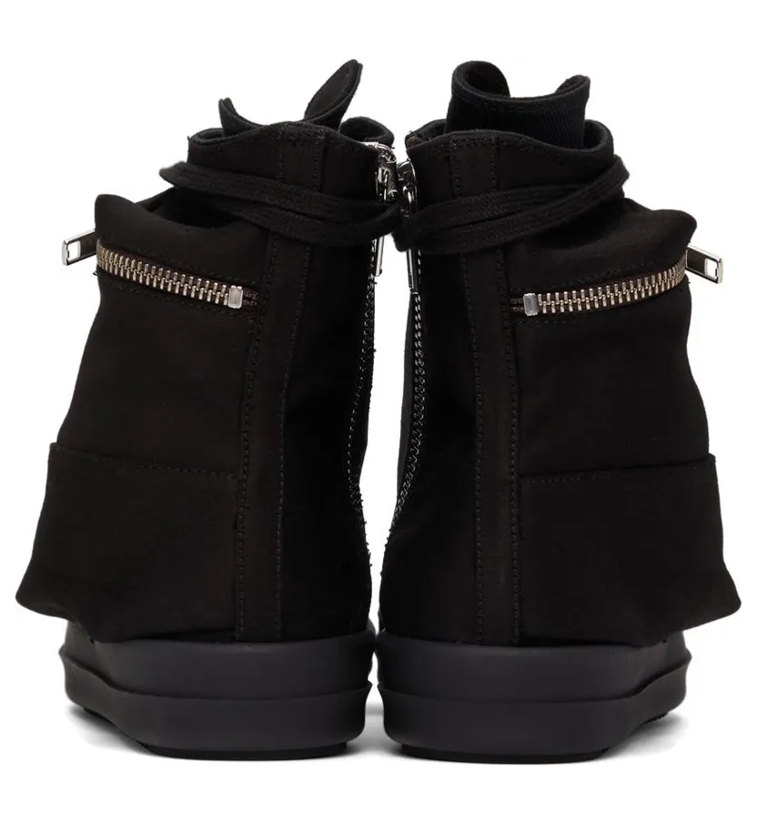 Rick Owens Drkshdw Doeskin Cargo High Sneakers (DS02A3801 NDK) (4)