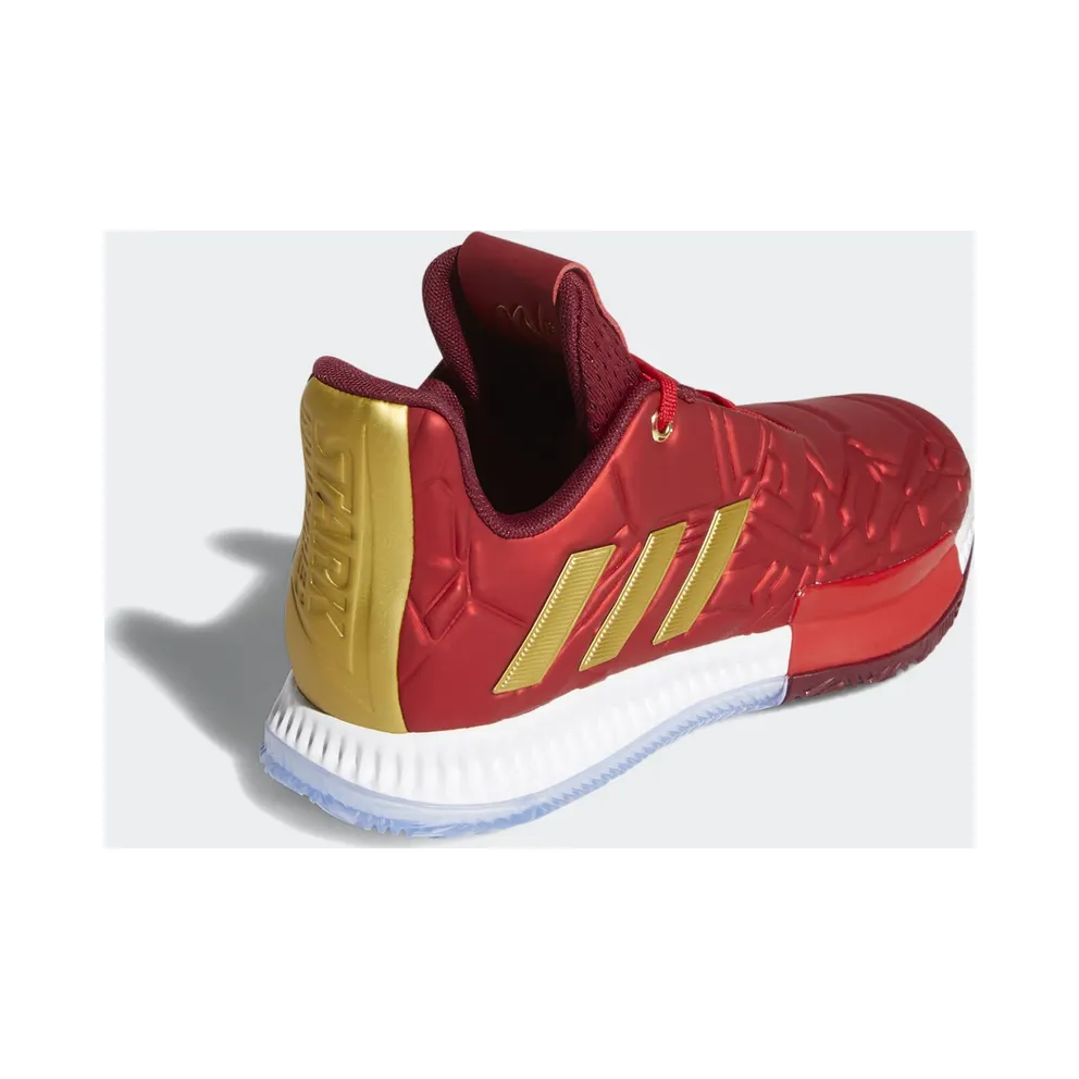 adidas Harden Vol. 3 Marvel Iron Man (Youth) Scarlet/Collegiate Burgundy/Gold Metallic (EG2626)